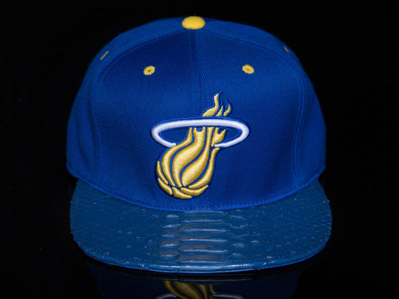 Miami Heat Snakeskin Strapback