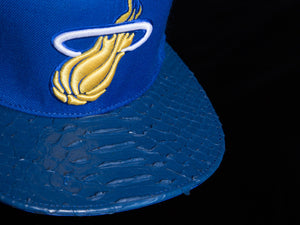 Miami Heat Snakeskin Strapback