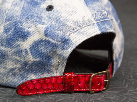 Miami Heat Acid Wash Snakeskin Strapback