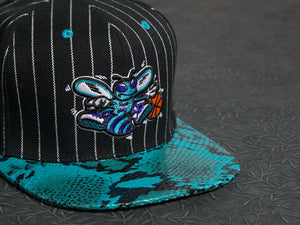 Charlotte Hornets Snakeskin Strapback