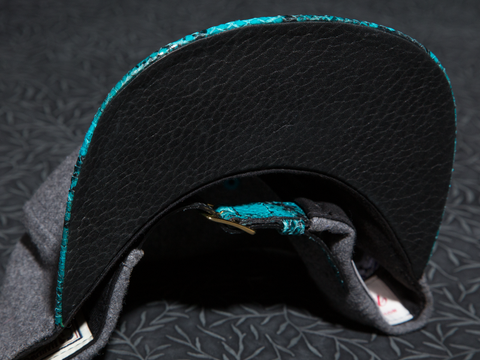 Charlotte Hornets Snakeskin Strapback