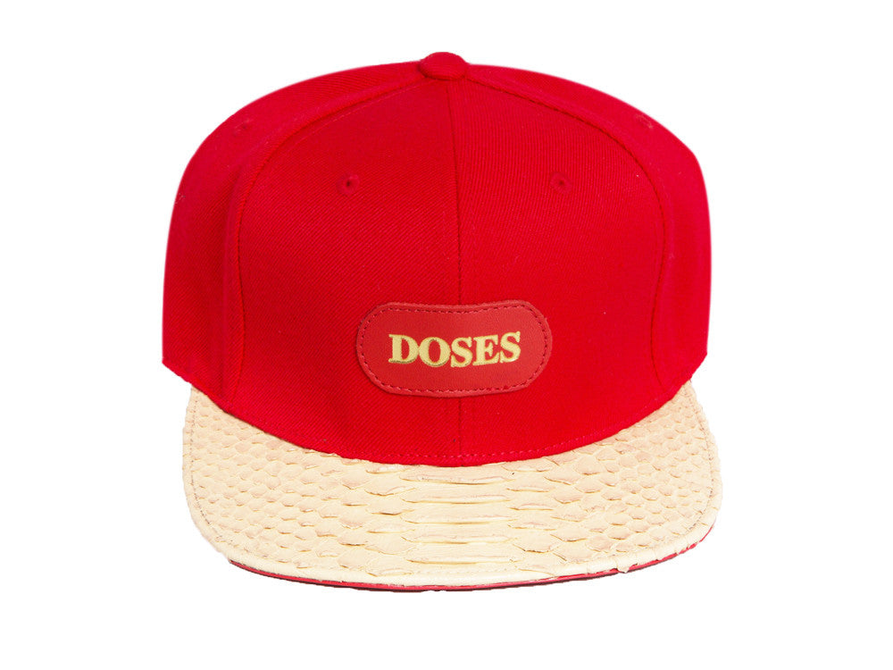 Doses Ire Snakeskin Strapback *SOLD OUT