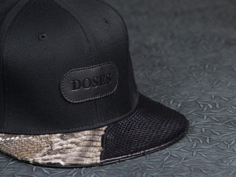 Doses UNIQUE Snakeskin Strapback