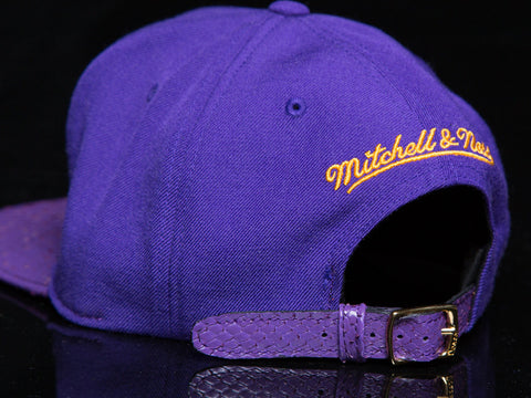 New Orleans Jazz Snakeskin Strapback