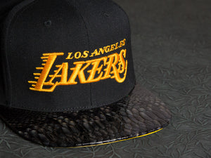 Los Angeles Lakers Snakeskin Strapback