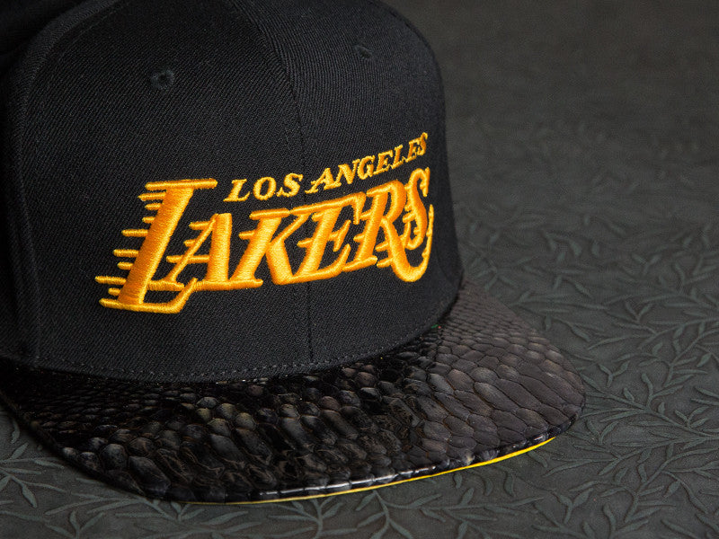 Los Angeles Lakers Snakeskin Strapback