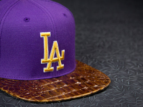 LA DODGERS Alligator Strapback