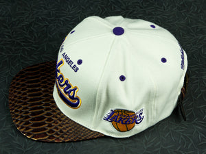 Los Angeles Lakers Snakeskin Strapback