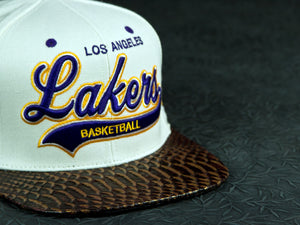 Los Angeles Lakers Snakeskin Strapback