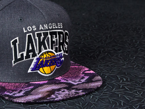 Los Angeles Lakers Snakeskin Strapback