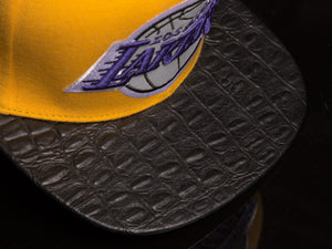 Los Angeles Lakers Alligator Strapback