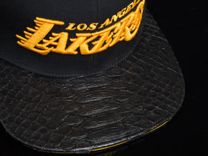 Los Angeles Lakers Snakeskin Strapback