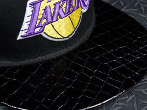 Los Angeles Lakers Alligator Strapback
