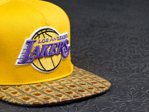 Los Angeles Lakers Alligator Strapback