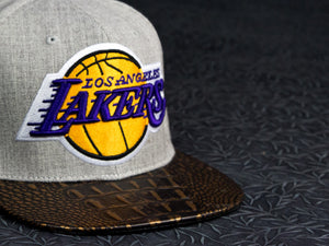 Los Angeles Lakers Alligator Strapback