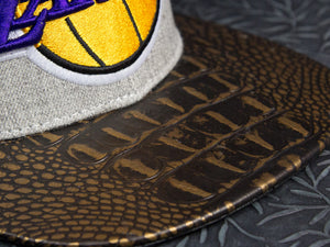 Los Angeles Lakers Alligator Strapback