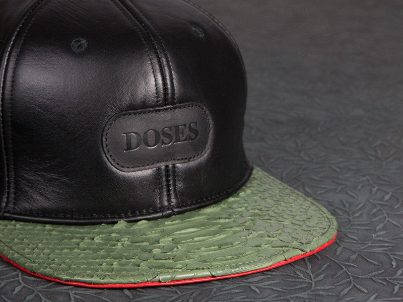 Doses LUSH Ribbed Snakeskin Strapback