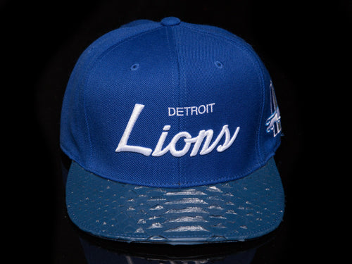 Detroit Lions Snakeskin Strapback