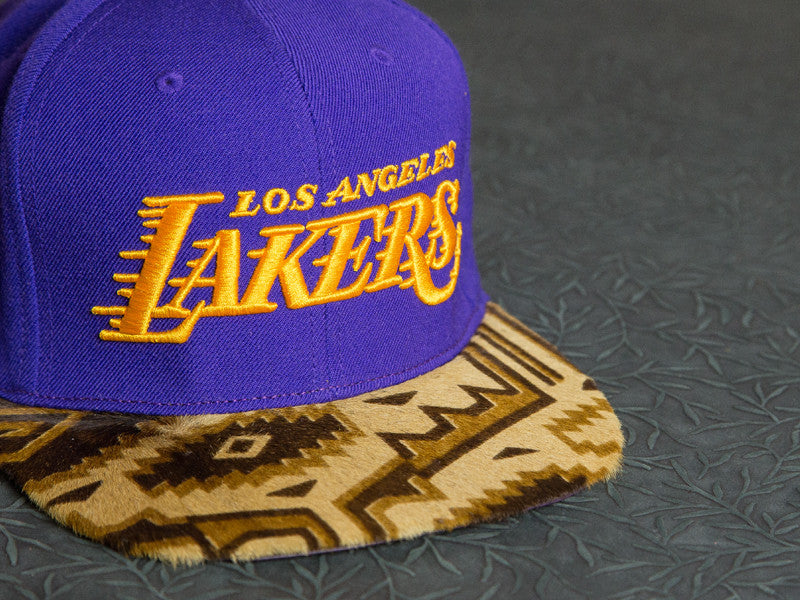 Los Angeles Lakers Aztec Strapback