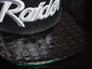 Oakland Raiders Alligator Strapback