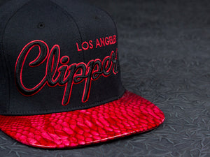 Los Angeles Clippers Snakeskin Strapback