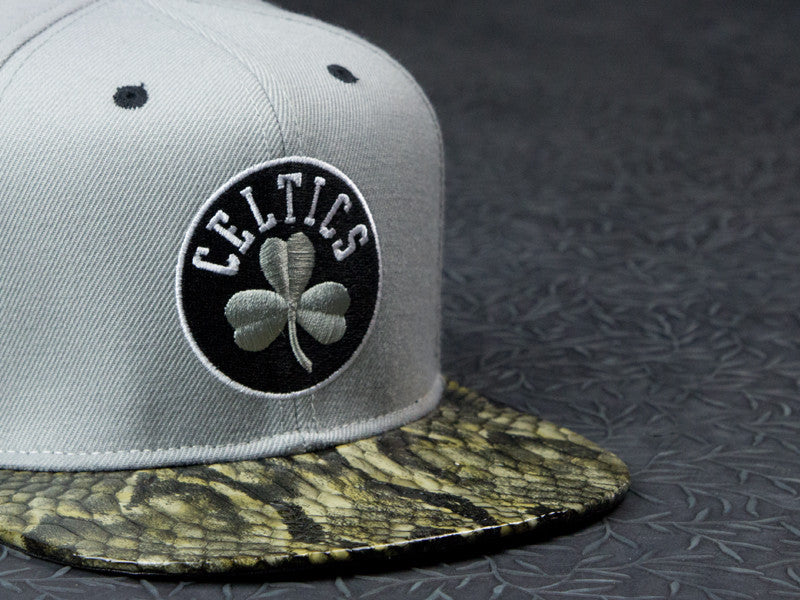 Boston Celtics Snakeskin Strapback