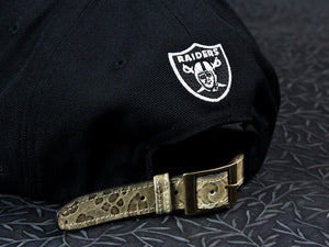 Los Angeles Raiders Rose Leather Strapback