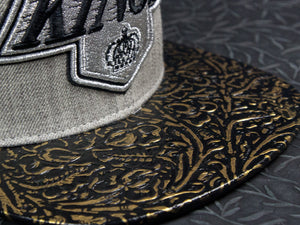 Los Angeles Kings Gold Embossed Strapback