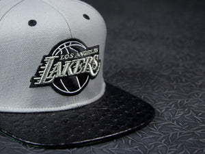 Los Angeles Lakers Alligator Strapback