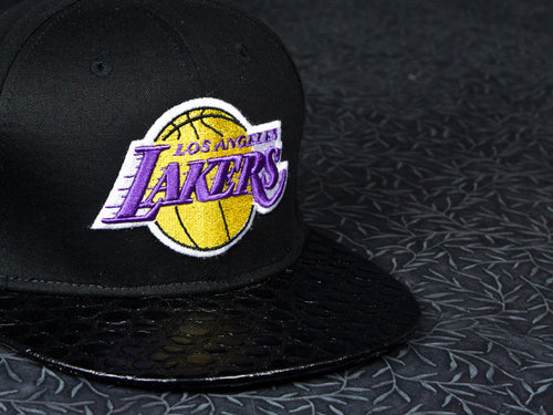 Los Angeles Lakers Alligator Strapback