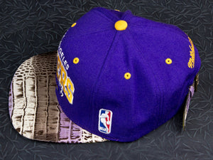 Los Angeles Lakers Alligator Strapback