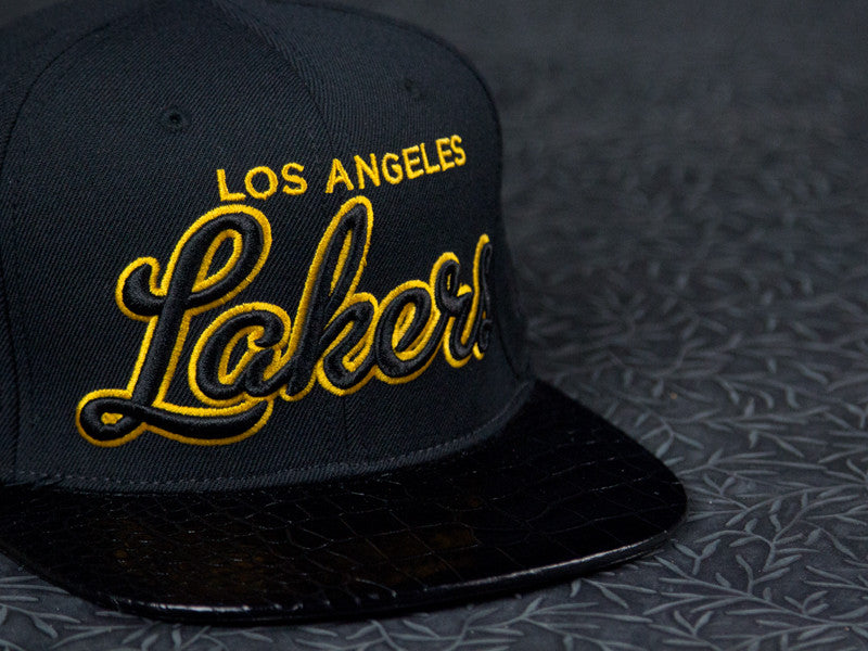 Los Angeles Lakers Alligator Strapback