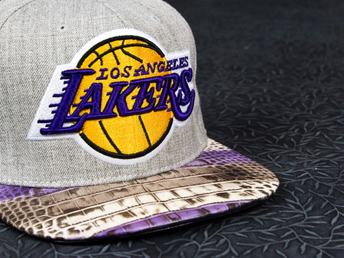 Los Angeles Lakers Alligator Strapback