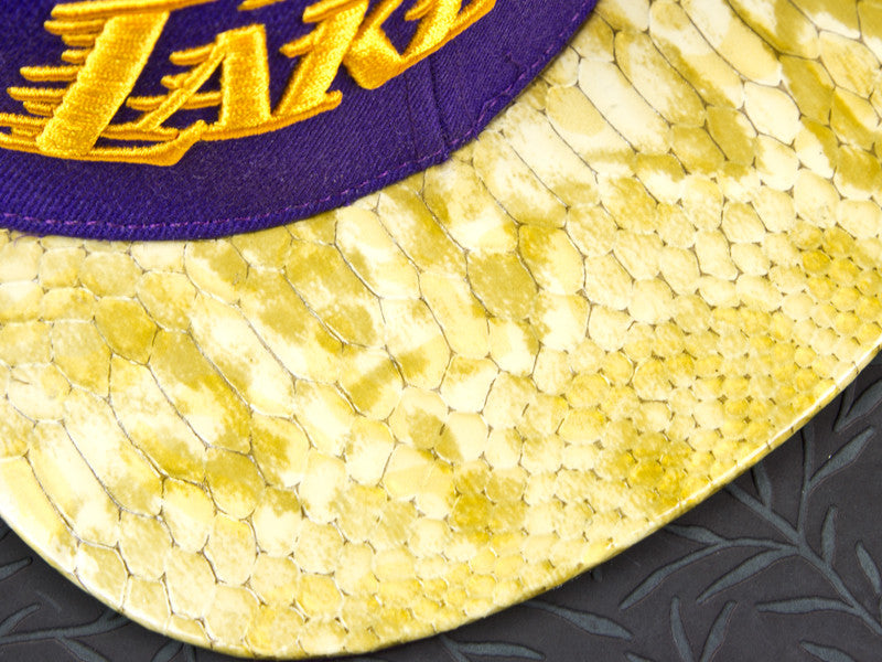 Los Angeles Lakers Snakeskin Strapback