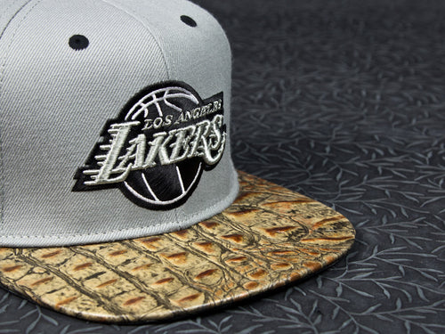 Los Angeles Lakers Alligator Strapback