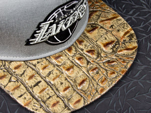 Los Angeles Lakers Alligator Strapback