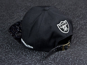 Los Angeles Raiders Snakeskin Strapback