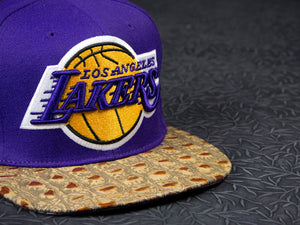 Los Angeles Lakers Crocodile Strapback