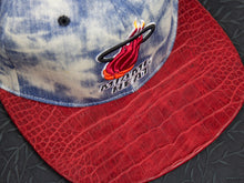 Miami Heat Acid Wash Denim Alligator Strapback