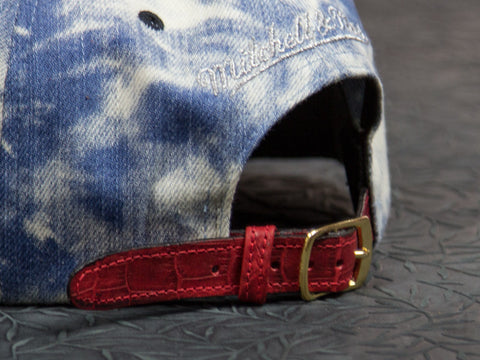 Miami Heat Acid Wash Denim Alligator Strapback