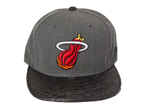 Miami Heat Snakeskin Strapback