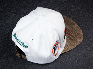 Miami Dolphins Woodgrain Strapback