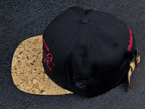 Miami Heat Gold Flake Cork Strapback