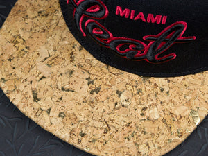 Miami Heat Gold Flake Cork Strapback