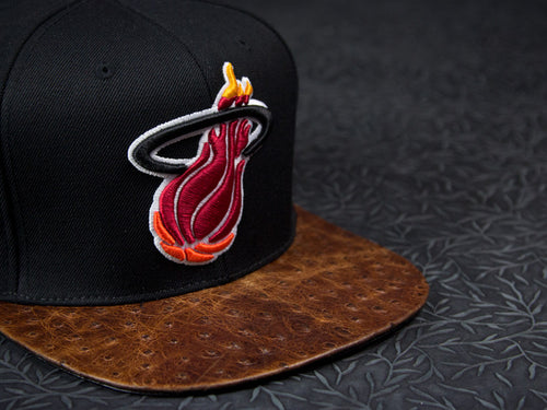 Miami Heat Ostrich Strapback