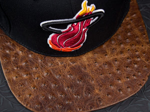 Miami Heat Ostrich Strapback