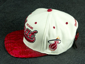 Miami Heat Snakeskin Strapback