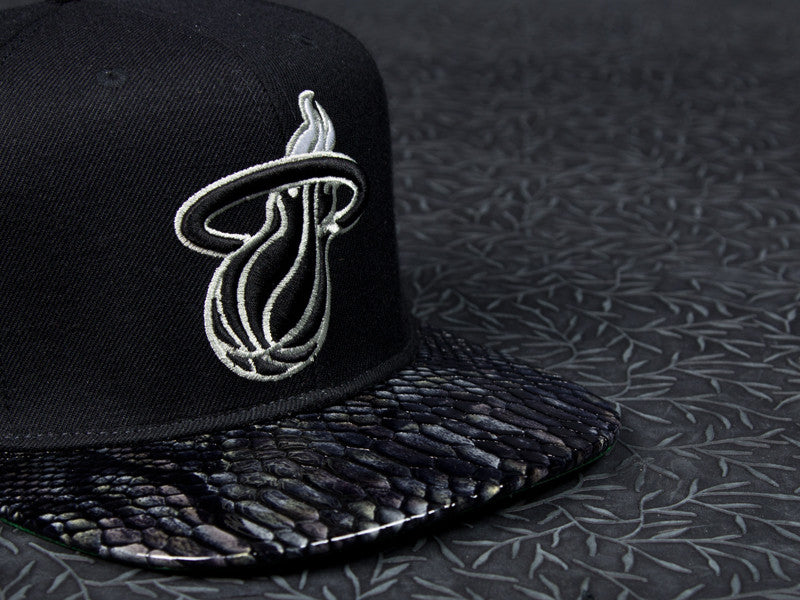 Miami Heat Snakeskin Strapback