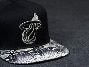 Miami Heat Snakeskin Strapback