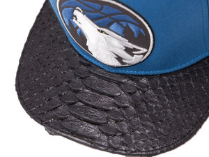 Minnesota Timberwolves Snakeskin Strapback